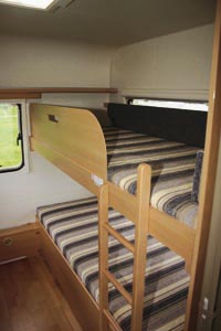 caravan bunks - adria altea